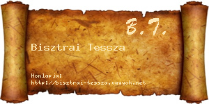 Bisztrai Tessza névjegykártya